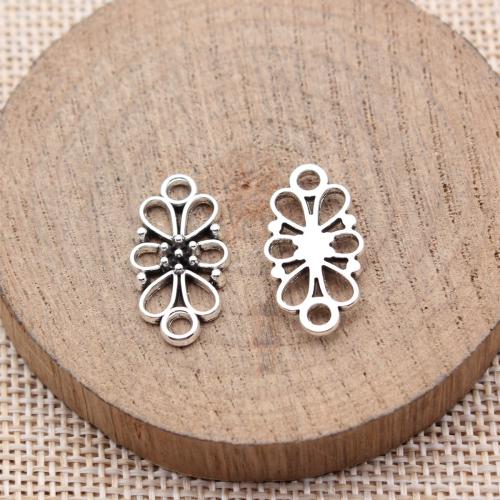 Tibetan Style Connector, Flower, plated, DIY, more colors for choice, 20PCs/Bag, Sold By Bag