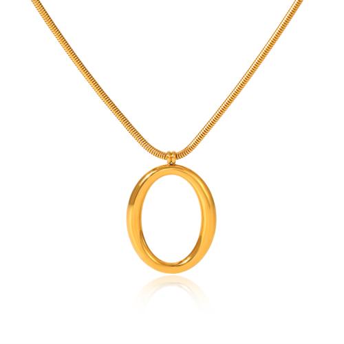 Stainless Steel Jewelry Necklace, 304 Stainless Steel, plated, snake chain & for woman & hollow, golden, Sold By PC