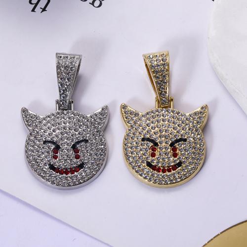 Подвески Цинкового Сплава Горного Хрусталя, цинковый сплав, Другое покрытие, DIY & эмаль & со стразами, Много цветов для выбора, 37x35mm, продается PC