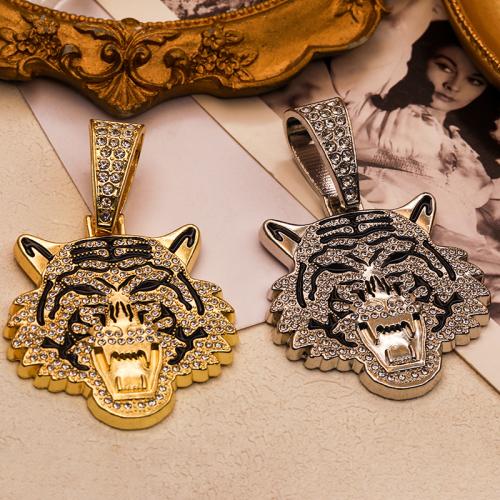 Colgantes de diamantes de imitación de la aleación de zinc, chapado, Bricolaje & con diamantes de imitación, más colores para la opción, 42x43mm, Vendido por UD