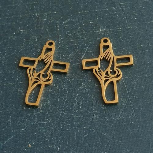 титан подвески, Kресты, Другое покрытие, DIY, Много цветов для выбора, продается PC