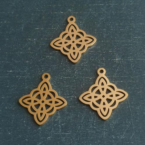 Titanium Steel Pendants, plated, DIY, more colors for choice, 10PCs/Bag, Sold By Bag