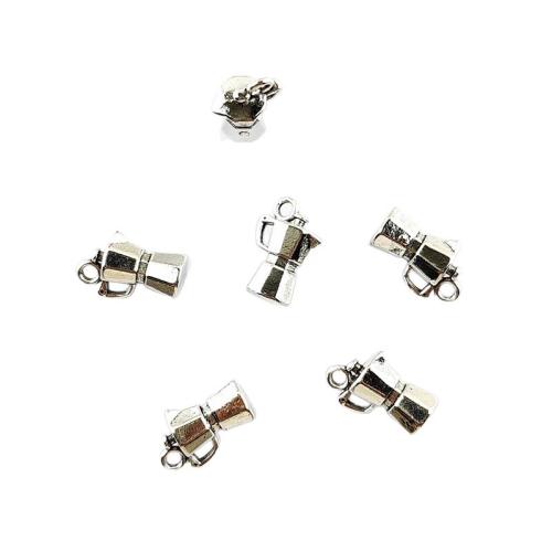 Tibetan Style Pendants, silver color plated, DIY, silver color, 100PCs/Bag, Sold By Bag