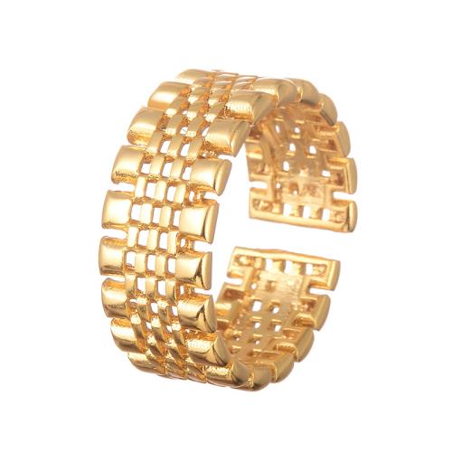 Brass Finger Ring, plated, fashion jewelry & different styles for choice & for woman, golden, Sold By Pair