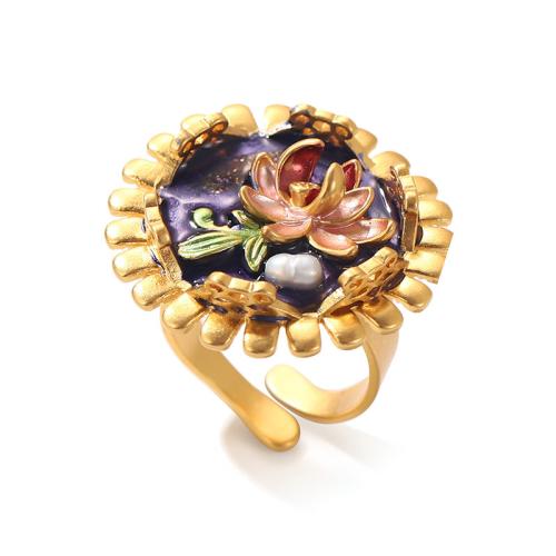 Brass Jewelry Set, with Plastic Pearl, plated, different styles for choice & enamel, Sold By PC