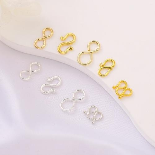 Brass Jewelry Clasps, plated, DIY & different styles for choice, 5PCs/Lot, Sold By Lot