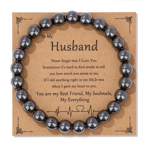 Edelstein Armband, rund, handgemacht, verschiedenen Materialien für die Wahl & unisex, beads size 8mm, Länge:ca. 7.5 ZollInch, verkauft von PC