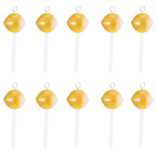 Resin Pendant, Lollipop, DIY & different styles for choice, 20x65mm, Sold By PC