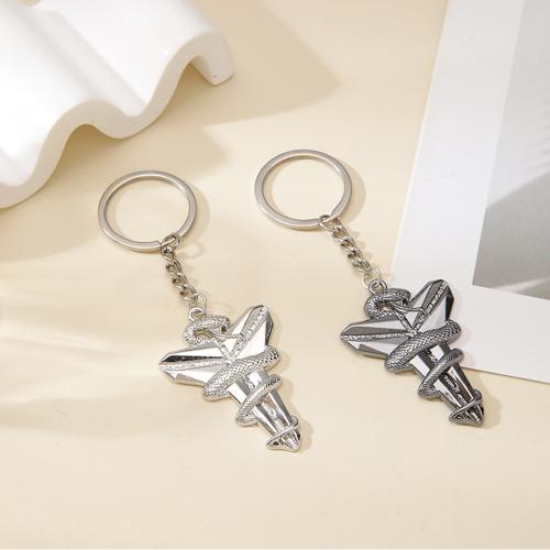 Bag Purse Charms Keyrings Keychains, Tibetan Style, Conical, gold color plated, fashion jewelry, more colors for choice, Sold By PC