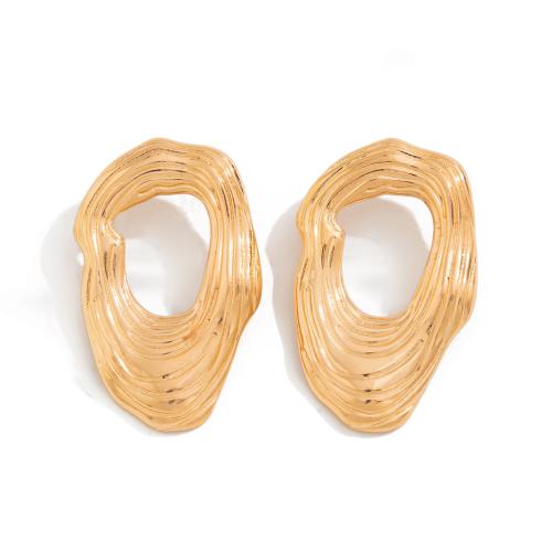 Tibetan Style Stud Earring, plated, fashion jewelry & for woman & hollow, more colors for choice, Sold By Pair
