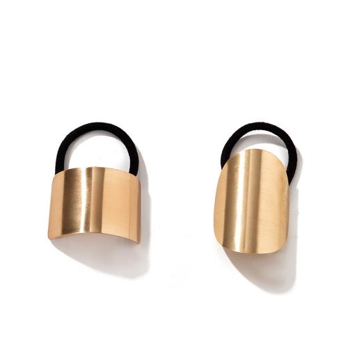 Gomas para el Cabello, aleación de zinc, con Banda de goma, chapado, Joyería & diferentes estilos para la opción & para mujer, más colores para la opción, Vendido por UD