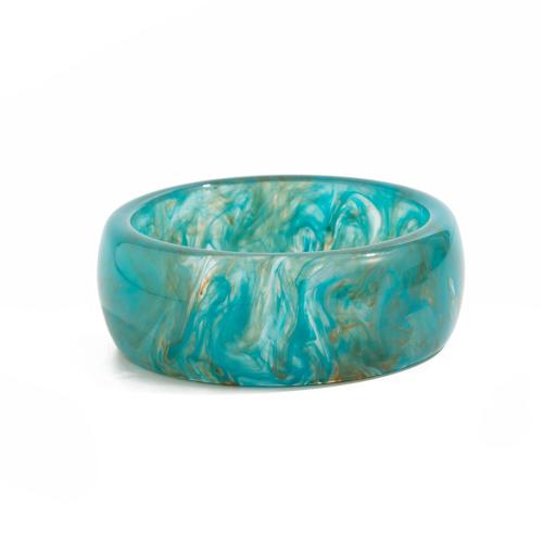 Resin Bangle, polished, fashion jewelry & for woman, more colors for choice, Sold By PC