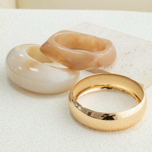Resin Bangle, plated, fashion jewelry & different styles for choice & for woman, Sold By PC