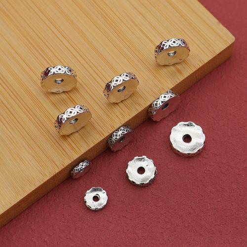 Tibetan Style Spacer Beads, silver color plated, DIY, 100PCs/Bag, Sold By Bag