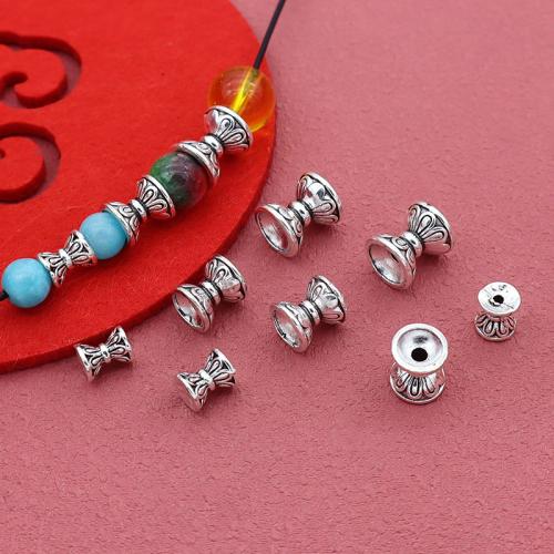 Tibetan Style Spacer Beads, silver color plated, DIY, 100PCs/Bag, Sold By Bag