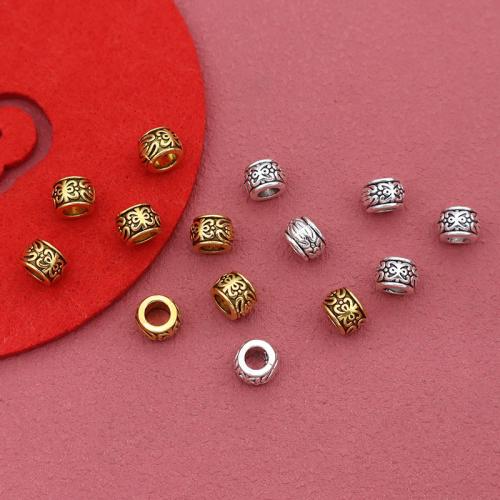 Tibetan Style Spacer Beads, plated, DIY, more colors for choice, 8.50x5.50mm, 100PCs/Bag, Sold By Bag