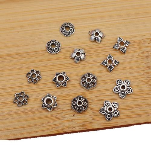 Tibetan Style Bead Cap, plated, DIY, more colors for choice, 100PCs/Bag, Sold By Bag