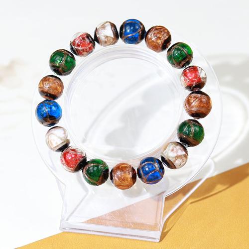 Lampwork Armband, mit Messing & Zinklegierung, unisex & verschiedene Größen vorhanden, keine, Länge:ca. 7 ZollInch, verkauft von PC