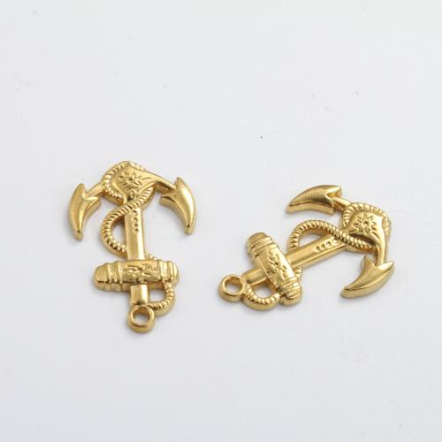 Stainless Steel Pendants, 304 Stainless Steel, gold color plated, DIY, golden, 29x20x2mm, Sold By PC