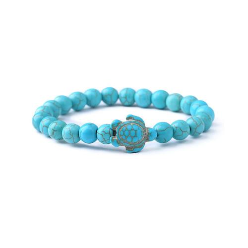 Gemstone Bracelet, different materials for choice & Unisex, Length:Approx 7.3 Inch, Sold By PC