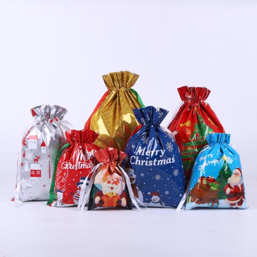 Aluminum Foil Gift Bag, Christmas Design & fashion jewelry, more colors for choice, Sold By PC