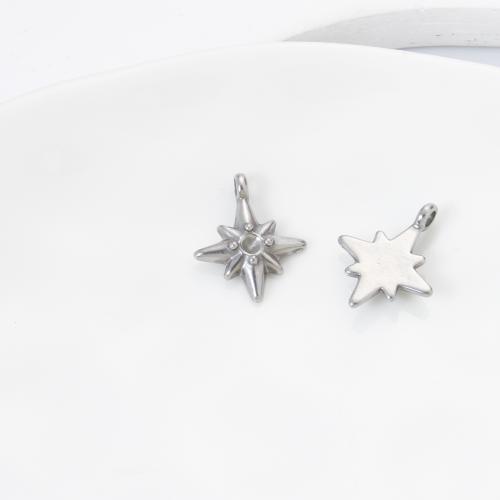 Stainless Steel Pendant Setting, 304 Stainless Steel, silver color plated, DIY, silver color, 16x13x2.70mm, Sold By PC