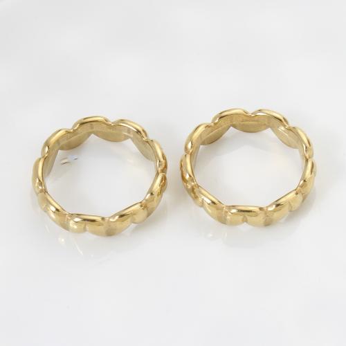 Stainless Steel Linking Ring, 304 Stainless Steel, plated, DIY, more colors for choice, 22.60x22.60x6mm, Sold By PC