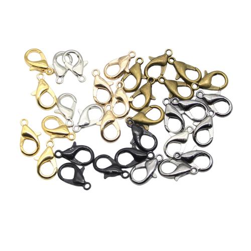 Tibetan Style Lobster Clasp, plated, DIY, more colors for choice, 14x7mm, 1000PCs/Bag, Sold By Bag