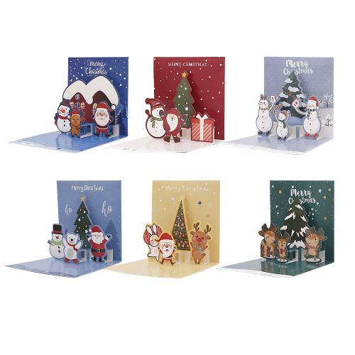 Papel Tarjeta de Navidad, Impresión, Diseño de Navidad & Bricolaje, más colores para la opción, Vendido por UD