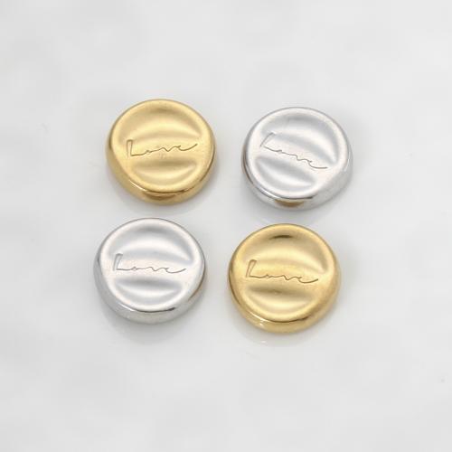 304 Stainless Steel Findings, Round, plated, DIY & no hole, more colors for choice, 20x20x4.80mm, Sold By PC