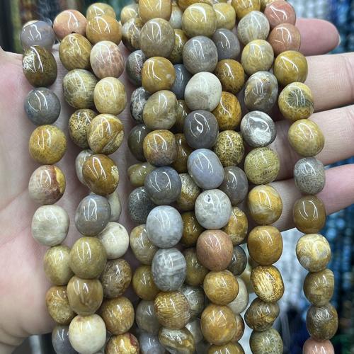 Gemstone Jewelry Beads, Chrysanthemum Stone, DIY, mixed colors, Sold Per 38 cm Strand