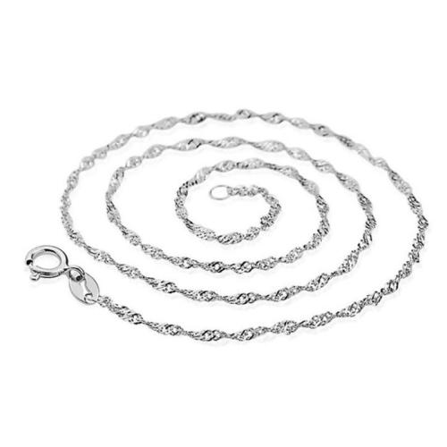 925 Sterling Silver Chains, DIY & different size for choice & different styles for choice, Sold By PC