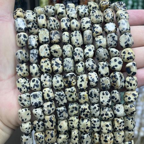 Natural Dalmatian Beads, DIY, mixed colors, Sold Per 38 cm Strand