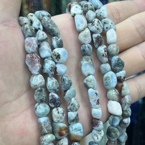 Edelstein Schmuckperlen, Larimar, DIY, gemischte Farben, 8x10mm, verkauft per 38 cm Strang