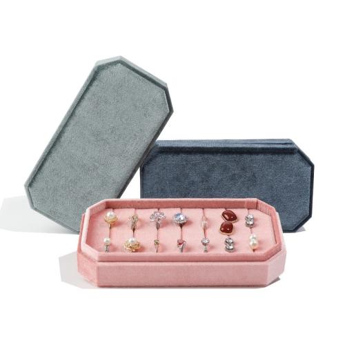 Velvet Ring Display, fashion jewelry, more colors for choice, 105x52x205mm, Sold By PC