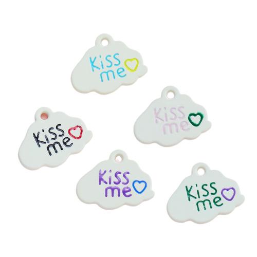 Tibetan Style Pendants, Cloud, stoving varnish, DIY, more colors for choice, 20PCs/Bag, Sold By Bag
