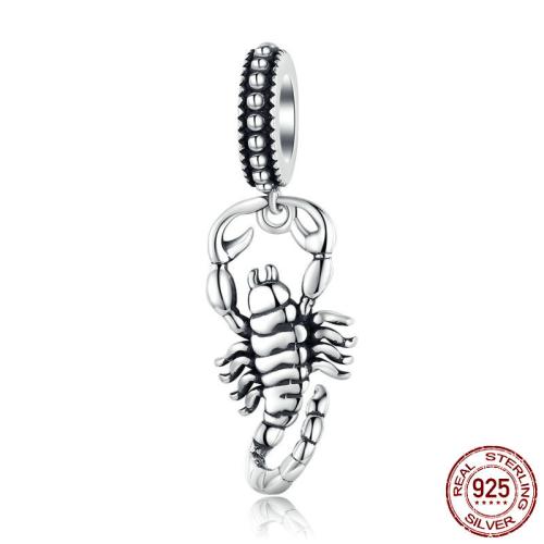 Cubic Zirconia Micro Pave 925 Sterling Silver Pendant, DIY & different styles for choice & micro pave cubic zirconia, pendant length 25-40mm, Sold By PC