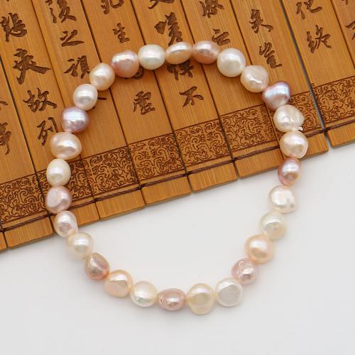 Freshwater Cultured Pearl Bracelet, Freshwater Pearl, Baroque, fashion jewelry, mixed colors, 7-8mm, Length:18 cm, Sold By PC
