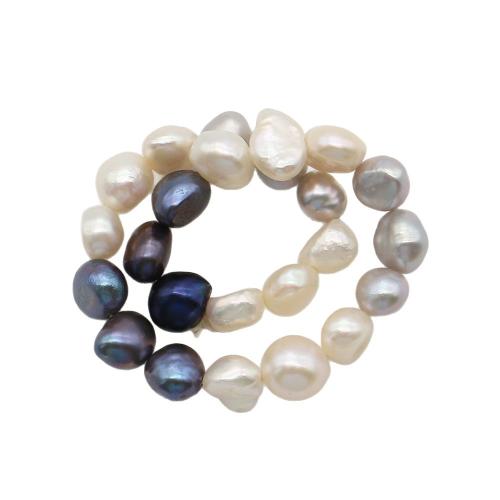 Freshwater Cultured Pearl Bracelet, Freshwater Pearl, Baroque, fashion jewelry, mixed colors, 7-8mm, Length:16 cm, Sold By PC