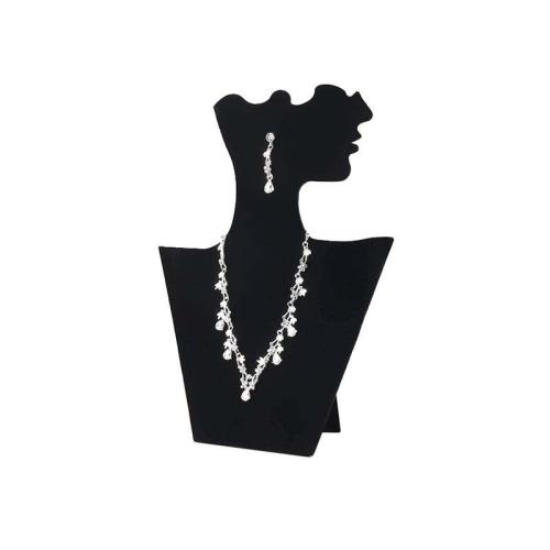 Multi Purpose Display, Velvet, fashion jewelry, black, 30x21mm, Sold By PC