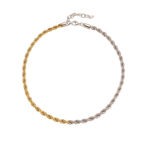 Stainless Steel Jewelry Necklace, 304 Stainless Steel, plated, fashion jewelry & for woman, Sold By PC