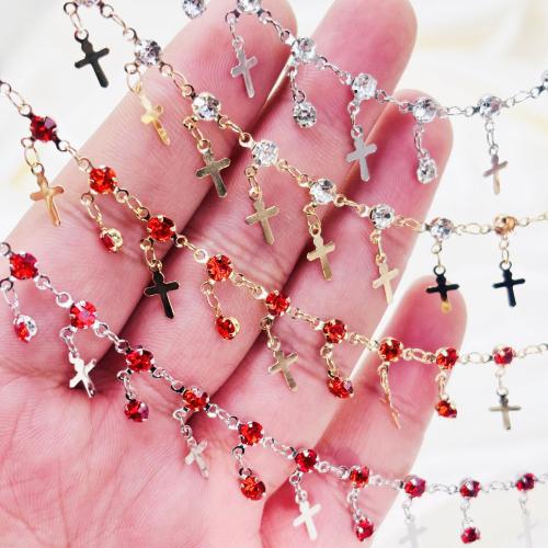 Brass Beading Chains, plated, DIY, more colors for choice, nickel, lead & cadmium free, 110x90x50mm, Sold By m