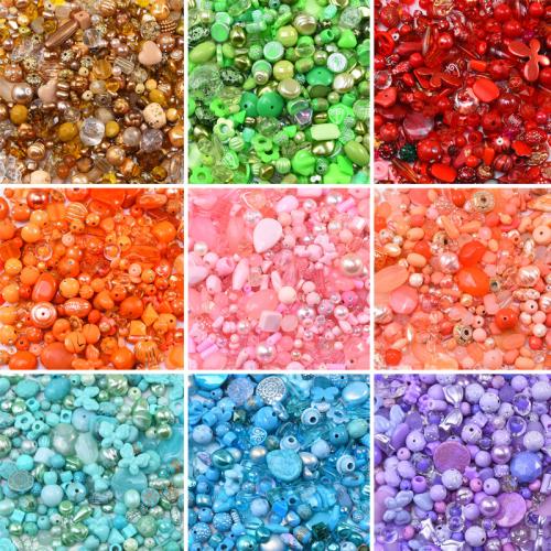 Mixed Acrylic Beads, DIY, more colors for choice, 2-45mm, Sold By Bag
