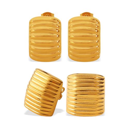 Stainless Steel Stud Earrings, 304 Stainless Steel, plated, fashion jewelry & different styles for choice & for woman, more colors for choice, Sold By Pair