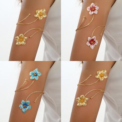 Tibetan Style Arm Bangle, gold color plated, fashion jewelry, more colors for choice, Sold By PC