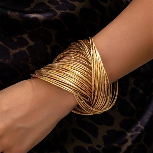 Tibetan Style Bangle, gold color plated, fashion jewelry, more colors for choice, Sold By PC