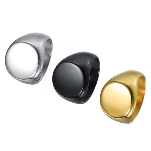 Stainless Steel Finger Ring, 304 Stainless Steel, plated, fashion jewelry & Unisex & different size for choice, more colors for choice, Sold By PC