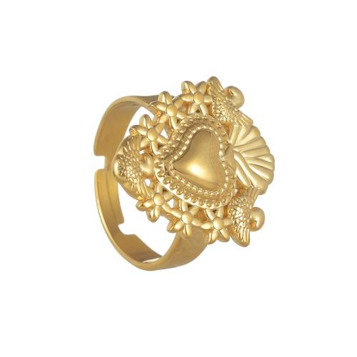 304 Stainless Steel Cuff Finger Ring, plated, fashion jewelry & for woman & hollow, more colors for choice, Sold By PC