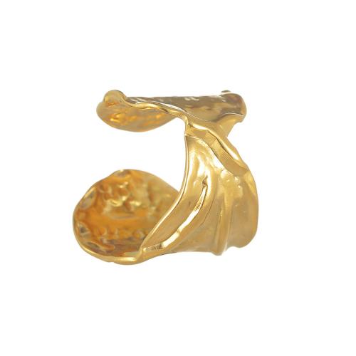 Stainless Steel Finger Ring, 304 Stainless Steel, plated, fashion jewelry & for woman, golden, Sold By PC