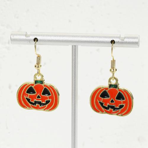Tibetan Style Drop Earring, with Seedbead, plated, Halloween Design & different styles for choice & for woman & enamel, Sold By Pair